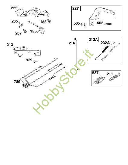 D - Cilindro, albero motore, albero a camme, guide aria B&S - 40 €¦ 40R577-0002-H1 brand Stihl